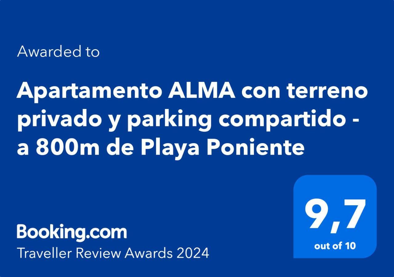 Apartamento Alma Con Terreno Privado Y Parking Compartido - A 800M De Playa Poniente Villa Benidorm Exterior photo